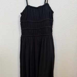 Black Sleeveless Maxi Dress
